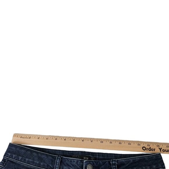 Prana Jeans Womens 29 Kayla Skinny Dark Wash Organic Cotton Mid‎ Rise Stretch - Picture 10 of 12